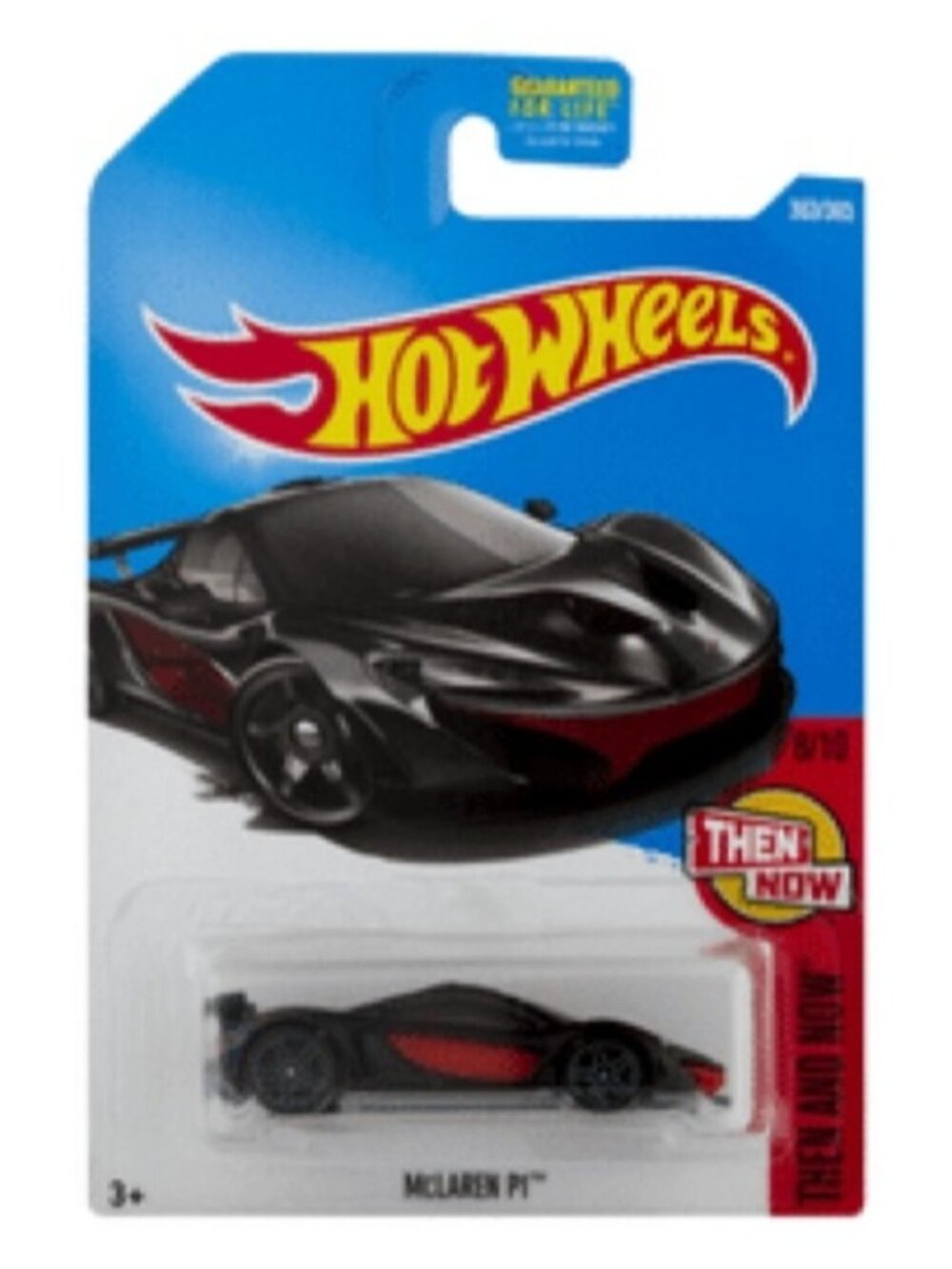 Hot Wheels McLaren P1 Then and Now 8/10 (2015) Black New in Package